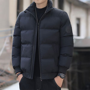 Vestes pour hommes Veste légère pour l'hiver Veste chaude bouffante avec logo personnalisé Vêtements d'extérieur imperméables coupe-vent à la mode Streetwear - Product Image 2