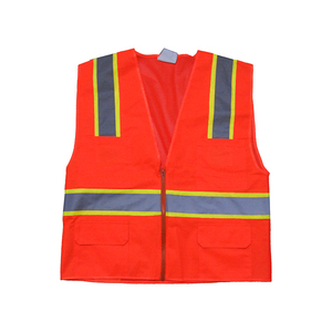 Vente en gros d'usine OEM gilet de sécurité routier réfléchissant facile à porter avec crochet et boucle - Product Image 2