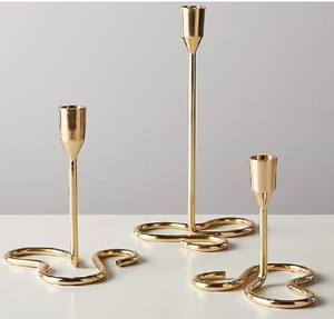 Bougeoir en métal fait à la main de haute qualité dernière conception pour la maison et le bureau décor de table pour Noël - Product Image 3