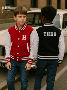 เสื้อแจ็คเก็ตเด็กแบบ Letterman ผ้าขนสัตว์แห้งเร็วสำหรับฤดูหนาว คุณภาพดีที่สุด เสื้อแจ็คเก็ต Letterman ผู้ชายแบบสั่งทำพิเศษ บุด้วยผ้าฝ้ายมาตรฐาน - Product Image 4