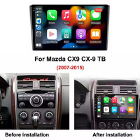 Lecteur vidéo multimédia Android pour Mazda CX-9 CX9 CX 9, 8 cœurs, 4G DSP, navigation GPS, autoradio stéréo, DVD, 2 din