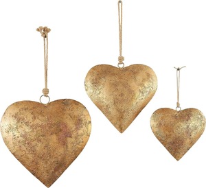 Adorno Colgante de Corazón de Metal de Alta Calidad Hecho a Mano, Decoración Moderna Personalizable para Pared del Hogar, Decoración para Fiestas de Navidad - Product Image 3