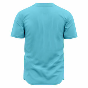 Maillot de baseball personnalisé de qualité supérieure, tendance, à transfert thermique, 100 % polyester, entièrement boutonné, respirant, logo personnalisé - Product Image 4