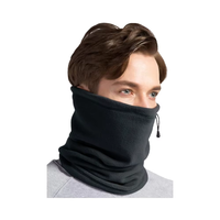 Gorro de Forro Polar Multiusos 3 en 1, Transpirable, Impermeable, Protector de Cuello y Rostro, para Viajes y Playa, con Bordado 3D, Talla Personalizable