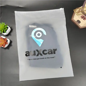 กระเป๋าซิปพลาสติกแบบมีซิปด้าน/ฝ้าสำหรับชุดว่ายน้ำมีซิป - Product Image 4