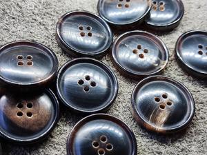 Botón Natural de Cuerno de Búfalo al por Mayor, Acabado en Blanco para Accesorios de Ropa, Alta Calidad - Product Image 5