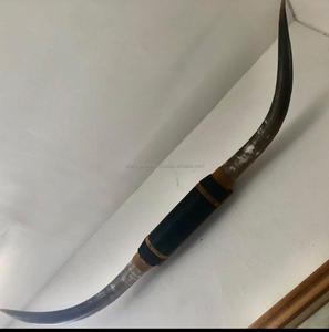 Corne à boire viking avec support en fer, mug en corne vintage, corne à boire à vin d'inspiration médiévale avec support en fer, en provenance d'Inde - Product Image 2