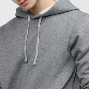 Sudadera con capucha de lana de 350G de lujo para hombre, Jersey personalizado de gran tamaño, ropa de calle, con capucha en blanco para la temporada de otoño, longitud larga - Product Image 6