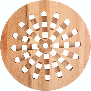 Dessous de plat en bois personnalisés Vente à chaud en bois massif Support de dessous de plat Nouveau design Artisanat marmites et plats chauds - Product Image 6