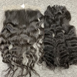 Venta caliente Extensiones de cabello humano Genius Weft 100% Cabello vietnamita crudo Camboyano Onda natural Proveedores de cabello crudo - Product Image 5