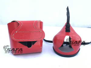 Capuche de fauconnerie en cuir de qualité supérieure personnalisable pour la chasse en plein air, capuche de fauconnerie arabe - Product Image 4