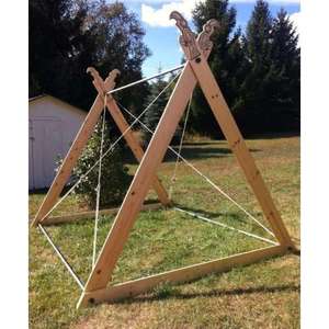 Tente d'été trois saisons Viking en toile imperméable avec structure en bois, types de renforts droits, tailles 3m, 4m, 5m, double ou simple couche - Product Image 3