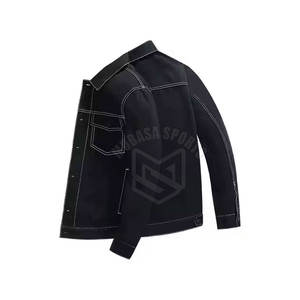 Nuevo diseño de los hombres Jeans Jacket Low MOQ Jeans Chaqueta de invierno a precio al por mayor Hecho en Pakistán - Product Image 2