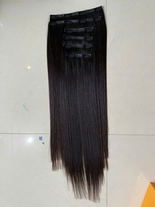 ¡Venta al por mayor! Extensiones de Cabello Natural de Clip de Lujo, Cabello Vietnamita Virgen con Cutícula Alineada, Clip PU sin Costuras - Product Image 3
