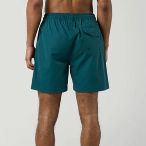 <b>Men's</b> Board <b>Shorts</b> Swim Trunks Drawstring Elastic Quick Dry Eco-Friendly High Street Solid Black <b>White</b> Micro-elastic - Product Image 6
