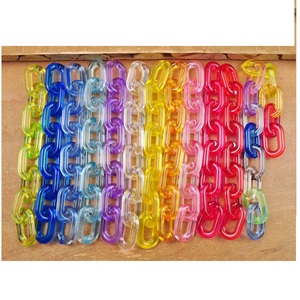 สร้อยเรซินใสขนาดใหญ่หลากสีสำหรับตกแต่งแขวนผนังอุปกรณ์แบ่งห้องแบบ DIY และผ้าม่าน