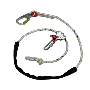 DBA Shock-Absorbing <b>Lanyard</b> <b>Polyester</b> Fixed Anchor 1500 kg Breaking Strength Non-Adjustable Length Quick Connect Buckle - Product Image 1
