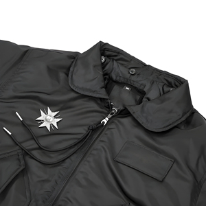 Custom Logo Embroidery Bomber Varsity <b>Jacket</b> Men Winter Flight <b>Jacket</b> Logo Print Motorcycle Baseball <b>Fleece</b> <b>Lining</b> Breathable - Product Image 3