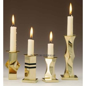 Bougeoir décoratif de Noël de concepteur de cerf poli brillant argenté coulé en aluminium de qualité supérieure à un prix impressionnant - Product Image 4