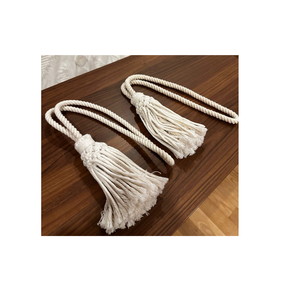 Accesorios de soporte de cortina de cuerda Tiebacks de cuerda modernos soporte de metal Tie Back para ventana y artículos decorativos - Product Image 3