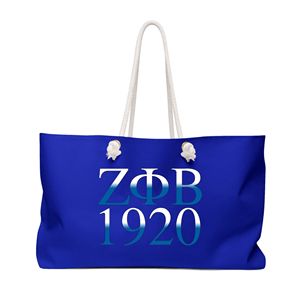 Zeta Phi Beta Sorority Canvas <b>Tote</b> <b>Bag</b> / Shopping <b>Bag</b> - Product Image 1
