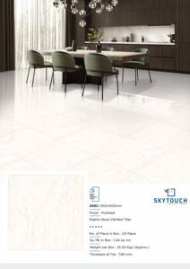 Dernier modèle Céramique 60x60 Sol en marbre noir brillant Carreaux noirs et dorés pour la conception de sols d'intérieur - Product Image 4