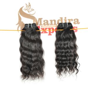 100% naturel vierge brute haute qualité machine double trame faisceaux ondulés cuticule aligné temple birman extensions de cheveux humains - Product Image 6