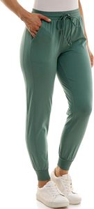 Vêtements de sport écologiques en tissu doux pour femmes, pantalon de jogging en molleton tendance pour l'automne, longueur genou, taille personnalisée - Product Image 6