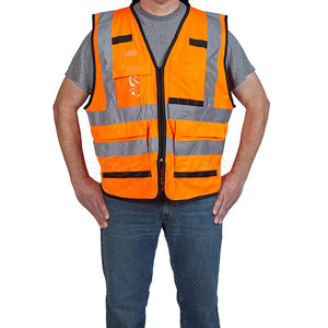 Service OEM de sécurité réfléchissant gilet de sécurité réfléchissant de haute qualité vente en gros gilet de sécurité haute visibilité extérieur - Product Image 5