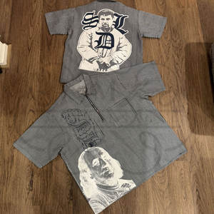 Modèles personnalisés skysdalimittt 300 gsm vintage tees 100% coton skysdalimit dtg/dtf personnaliser t-shirt sdl vêtements t-shirts pour hommes - Product Image 6