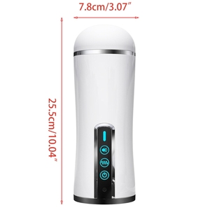 มาสเตอร์เบเตอร์สำหรับผู้ชาย, อุปกรณ์ช่วยตัวเองระบบไฟฟ้ามีโหมดสั่นความถี่10โหมดสำหรับผู้ชายสามารถชาร์จไฟได้กันน้ำ - Product Image 3