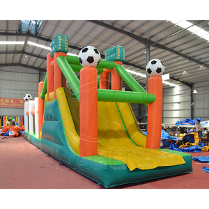 Outdoor Giant <b>Inflatable</b> Obstacle Course Building Blocks Theme Kids Adult Playground Commercial Team Building <b>Game</b> - Product Image 3