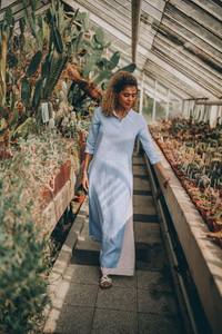 เดรสฤดูร้อนผ้าฝ้ายผู้หญิง - Product Image 3