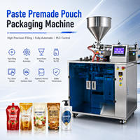 Machine d'emballage de sachets préformés Doypack pour Ketchup, Beurre de cacahuète, Miel, Pâte de gingembre et d'ail, Sauce chili, Mayonnaise, Chutney