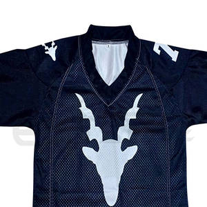 Maillot de football américain camouflage en maille respirante, uniforme d'équipe par sublimation pour hommes, design personnalisé, maillot de football performant - Product Image 3