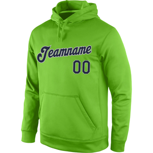 Sudadera con Capucha Sublimada Personalizada para Equipos, Sudadera con Capucha Personalizada Verde Brillante, Impresión de Logotipo OEM, Ropa Deportiva al por Mayor de Fábrica - Product Image 2