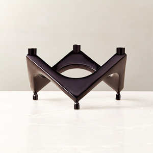 Ensemble de bougeoirs pour événements de mariage à domicile éclairage de table utilisation décorative bougeoir en métal avec socle en marbre - Product Image 5