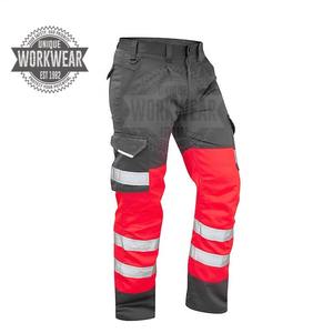 Pantalones de Trabajo de Seguridad de Alta Visibilidad, Fabricados en Fábrica, de Poliéster, con Certificación CE, Reflectantes, Tipo Cargo, Unisex - Product Image 6
