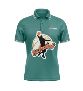 カスタムゴルフポロシャツプレミアム品質コットンプルオーバーポロシャツ男性用ロゴ刺Embroideryニットポロシャツ