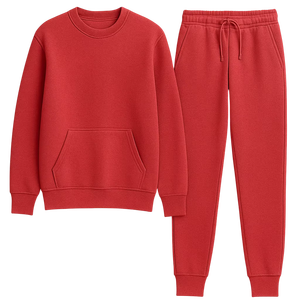 Fabriqué au Pakistan, ensemble de jogging décontracté respirant en polyester/coton, personnalisable en gros, vêtements de sport en polaire pour l'hiver, avec logo - Product Image 1
