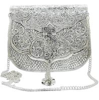 Pochette élégante en laiton antique de luxe minimaliste pour une esthétique rétro de haute qualité par HF CRAFTS