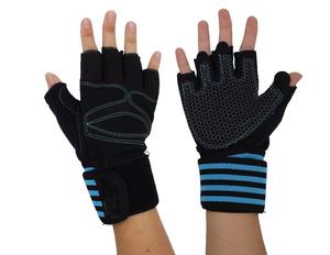 ถุงมือครึ่งนิ้วสำหรับเล่นฟิตเนสยกน้ำหนักระบายอากาศได้อุปกรณ์กีฬา - Product Image 4