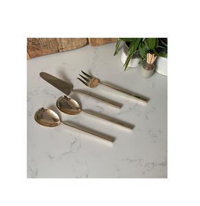 Custom Size Metal Cutlery Set for Home Kitchen Table Ware Dinner Use High Quality Handmade Manufacturer Stainless Steel Spoon - Product Image 3