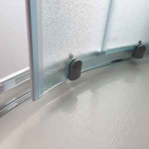 Mampara de Ducha Semicircular Moderna Genoa de 90x90 cm, Impermeable, con Vidrio Mate de 6 mm - Product Image 6