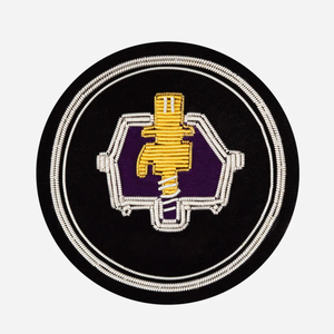 Factory-Made OEM Lightweight Bullion Wire Badges Low MOQ Decorative Sew-On Badges Cheap Price Metal <b>Material</b> - Product Image 2