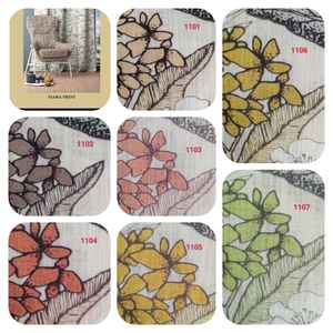 Personnalisable 100% Polyester Imprimé Chaîne Tricoté Tissé Léger Dobby Rideau Tissu Respirant Fenêtre Revêtements pour La Maison - Product Image 2