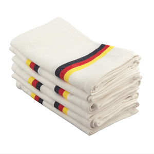 ผ้าขนหนูสำหรับห้องครัวแบบแห้งเร็วผ้าทอแฮร์ริ่งทำจากผ้าฝ้ายรีไซเคิลจำนวน12ชุด - Product Image 1