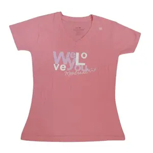 T-Shirt imprimé personnalisé de qualité supérieure et multicolore pour les filles, utilisé par des revendeurs