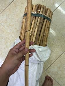 เสาหวายขัดเงาคุณภาพสูงสําหรับเฟอร์นิเจอร์ เสาหวายทุกขนาด เสาหวายแห้งสําหรับทําสวนและก่อสร้าง - Product Image 2