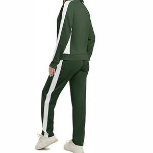 Ensemble de survêtement pour femme avec capuche, taille plus, logo personnalisé, vente en gros, sweat-shirts, pantalons de jogging, sport, course à pied, salle de sport, entraînement - Product Image 2